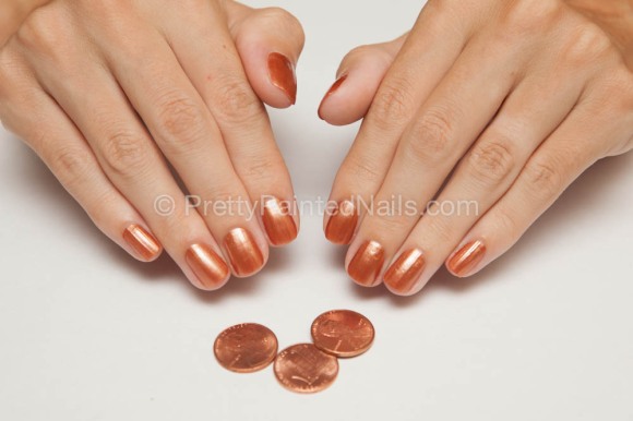 Fingernails with Suncoat Water Based Nail Polish in Beige